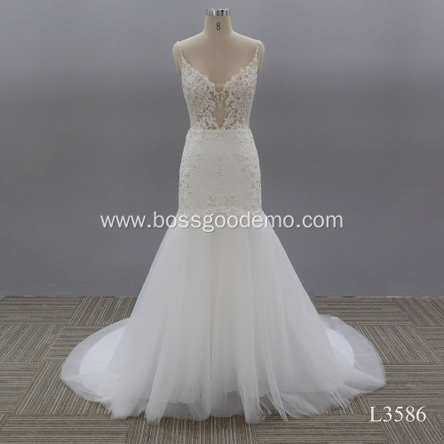 Sexy Plus Size Scoop Sleeveless Lace Flower Wedding Dress Bridal Gown Big Swing